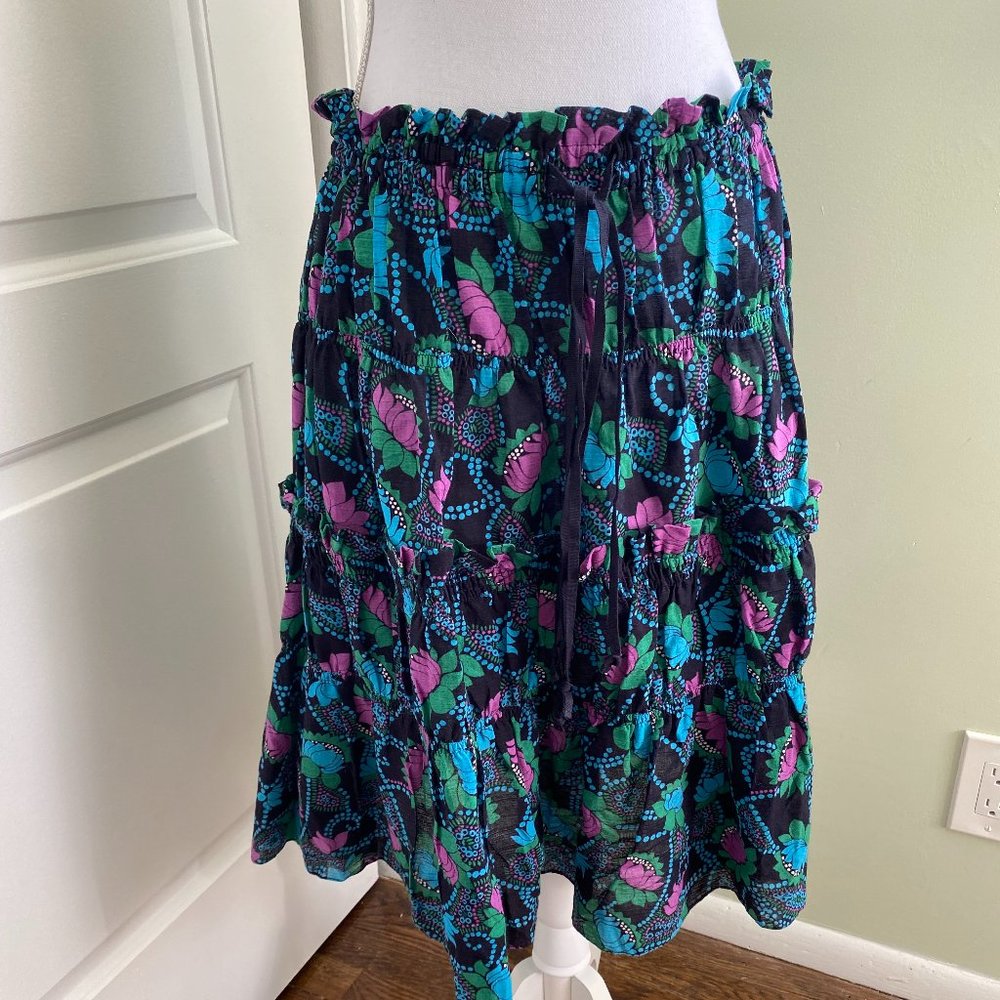 Marc Jacobs floral tiered skirt